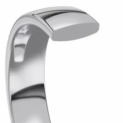 3 mm Trauring aus 9 Karat Weißgold