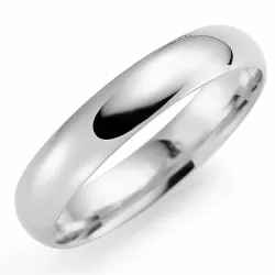 5 mm Trauring aus 9 Karat Weißgold