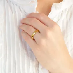 5 mm Trauring aus 9 Karat Gold