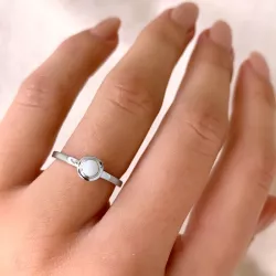 Einfacher silber ring aus silber