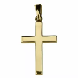 14 x 21 mm Kreuz Anhänger aus 8 Karat Gold - Amoré