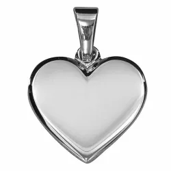 13 x 12,5 mm Herz Anhänger aus Silber - Amoré