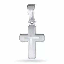klein Kreuz Anhänger aus Silber - Amoré