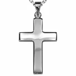 Kreuz Halskette aus Silber und Anhänger aus Silber - Amoré