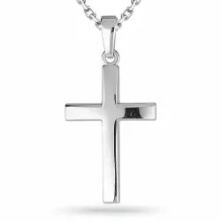 Kreuz Halskette aus Silber und Anhänger aus Silber - Amoré