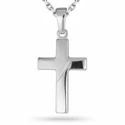 Kreuz Halskette aus Silber und Anhänger aus Silber - Amoré