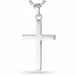 Kreuz Halskette aus Silber und Anhänger aus Silber - Amoré