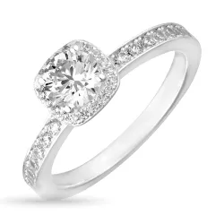 Zirkon Ring aus Silber