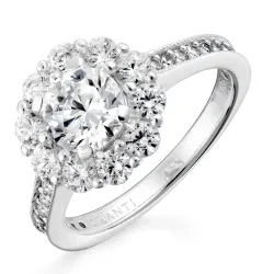 Zirkon Ring aus Silber