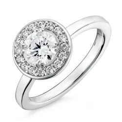 Zirkon Ring aus Silber