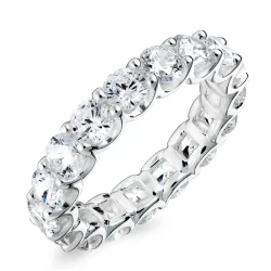 Zirkon Ring aus Silber
