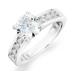 Zirkon Ring aus Silber