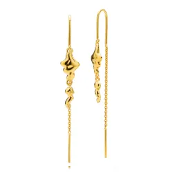 Sistie Oceana ketten ohrringe in vergoldetem Sterlingsilber