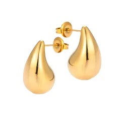 Sistie2ND Drops Ohrringe in vergoldetem Edelstahl