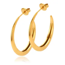 Sistie2ND Lux Kreole in vergoldetem Edelstahl