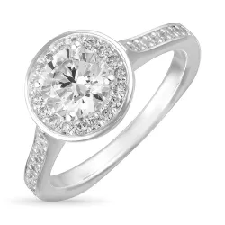 Zirkon Ring aus Silber