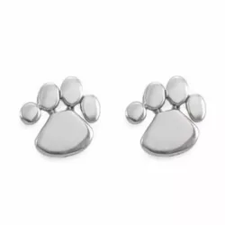 Pfote Silberohrringe in Silber - Little Ones