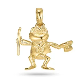 Frosch Anhänger aus vergoldetem Sterlingsilber