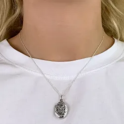 Medaillon Anhänger aus Silber