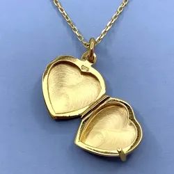 Medaillon aus vergoldetem Sterlingsilber