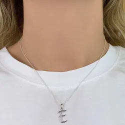 buchstab e Anhänger aus Silber - My Letter