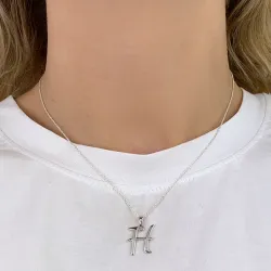 buchstab h Anhänger aus Silber - My Letter