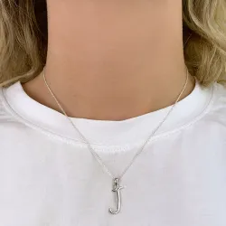 buchstab j Anhänger aus Silber - My Letter