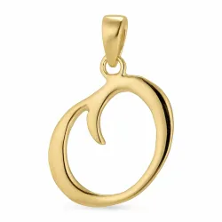 buchstab o Anhänger aus vergoldetem Sterlingsilber - My Letter