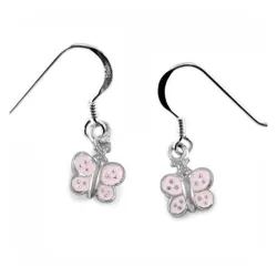 lange Schmetterlinge Ohrringe in Silber - Little Ones