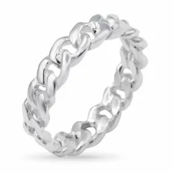 panzer Ring aus Silber