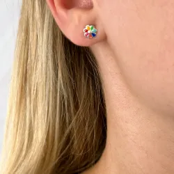 kleinen Blumen Ohrstecker in Silber - Little Ones