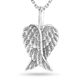 Flügel Halskette aus Silber und Anhänger aus Silber