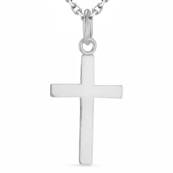 Kreuz Halskette aus Silber und Anhänger aus Silber