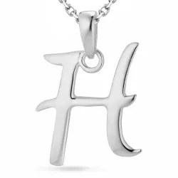 buchstab h Halskette aus Silber und Anhänger aus Silber - My Letter