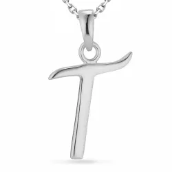 buchstab t Halskette aus Silber und Anhänger aus Silber - My Letter