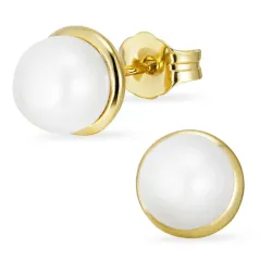 6-6,5 mm Ohrstecker in 8 Karat Gold - Gold Collection