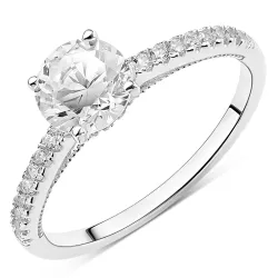 Zirkon Ring aus Silber