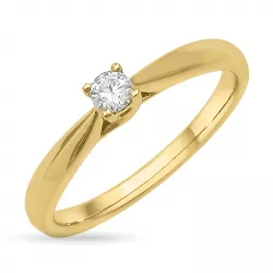 Kampagne - Diamant Ring in 14 Karat Gold 0,10 ct