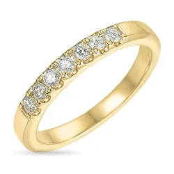 Diamant Memoirering in 14 Karat Gold 0,26 ct