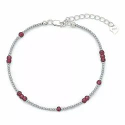 Armband mit hematite und Granat - Loom Stones