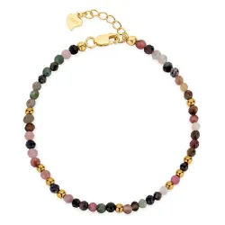 mehrfarbigen Armband mit Turmalin