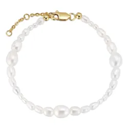 Verschiedenen Größen Armband mit Süßwasserperle