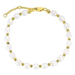 hematite Armband mit Süßwasserperle