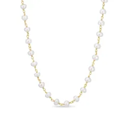 5,5 mm Halskette mit Süßwasserperle