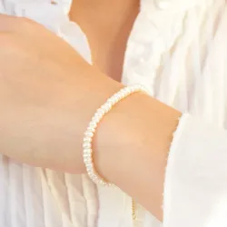 4,5 mm Armband mit Süßwasserperle