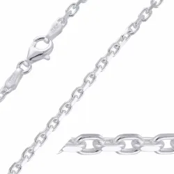 Elegant Ankerhalskette aus Silber 55 cm x 2,5 mm