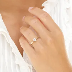 0,50 ct lab grown Diamant Ring in 14 Karat Gold 0,50 ct
