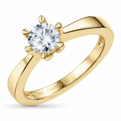 1,00 ct lab grown Diamant Ring in 14 Karat Gold 1,00 ct