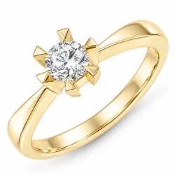 0,40 ct lab grown Diamant Ring in 14 Karat Gold 0,40 ct