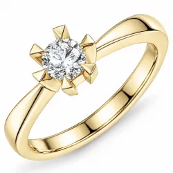 0,40 ct lab grown Diamant Ring in 14 Karat Gold 0,40 ct